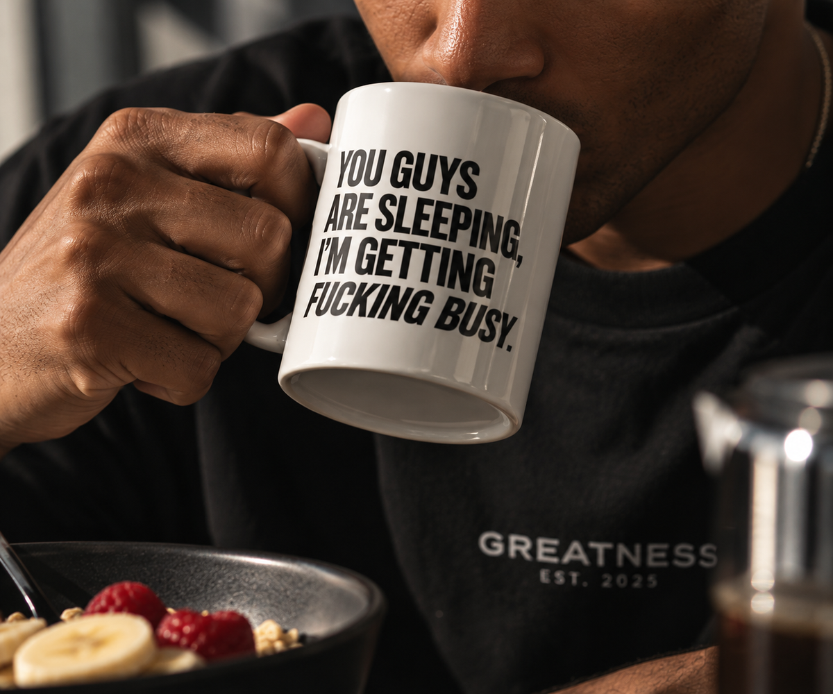 Tazza in ceramica GREATNESS Morning Mug, foto lifestyle