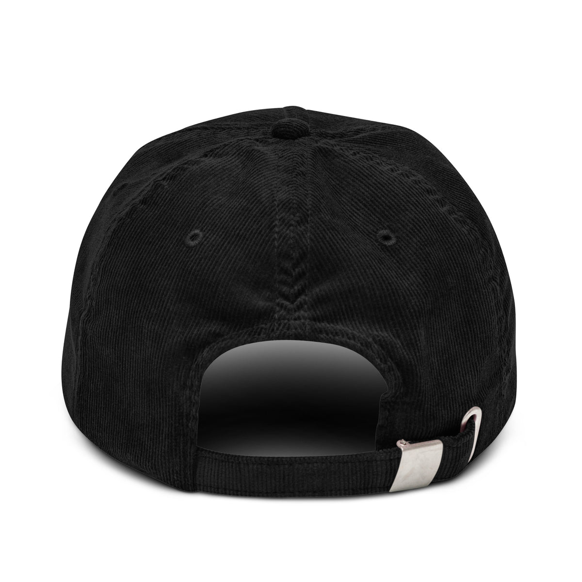 Cappellino in velluto a coste GREATNESS in nero, retro #collection-back