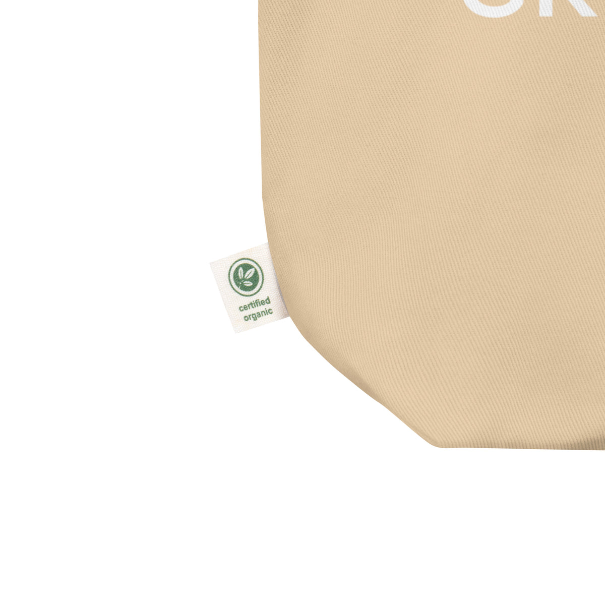 Tote bag in cotone GREATNESS Essential in avorio, dettaglio