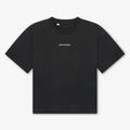Maglietta boxy GREATNESS Essential Classic in nero, fronte